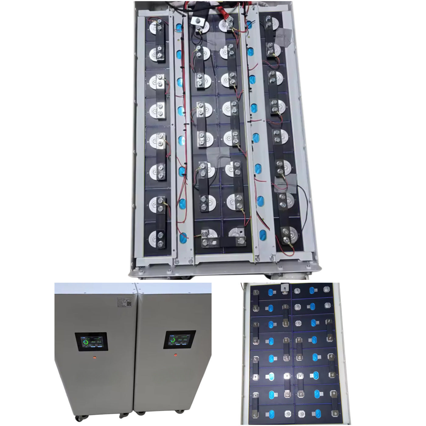 Baterie pentru panouri fotovoltaice LiFePO4 15.36 kWh 51.2V 300Ah, Celule DESAY Grade A, BMS Inteligent, Compatibila cu invertoare Low Voltage